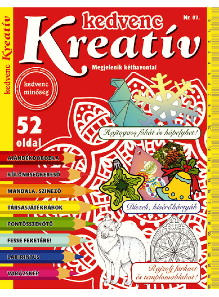 KEDVENC KREATÍV 7. KEDVENC KREATÍV 7.