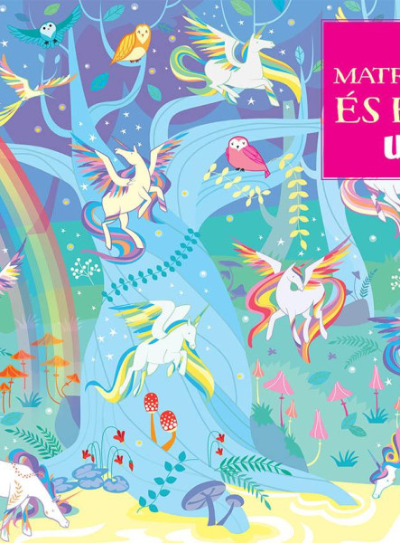 UNIKORNIS - MATRICÁS KÖNYV ÉS 100 DARABOS KIRAKÓ