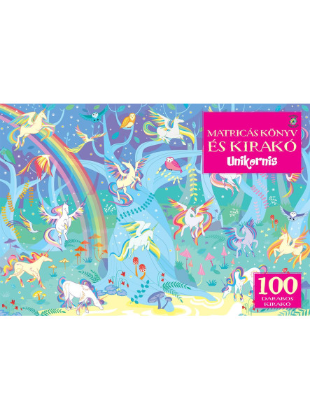 UNIKORNIS - MATRICÁS KÖNYV ÉS 100 DARABOS KIRAKÓ
