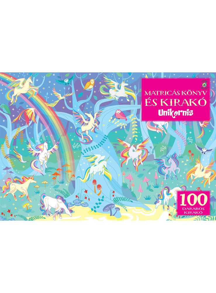 UNIKORNIS - MATRICÁS KÖNYV ÉS 100 DARABOS KIRAKÓ