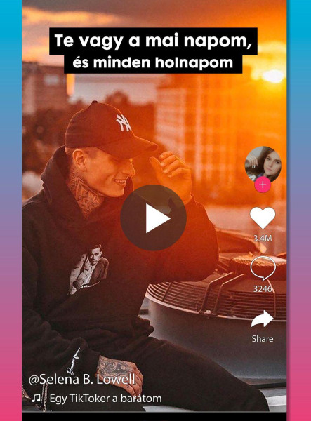 TE VAGY A MAI NAPOM, ÉS MINDEN HOLNAPOM