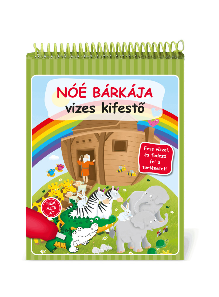 NÓÉ BÁRKÁJA - VIZES KIFESTŐ (VÍZZEL TÖLTHETŐ TOLLAL)