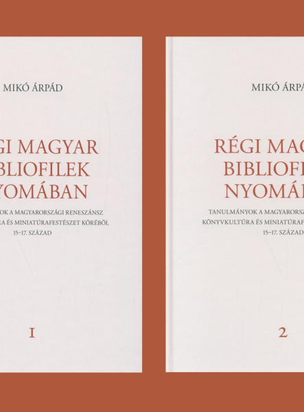 RÉGI MAGYAR BIBLIOFILEK NYOMÁBAN