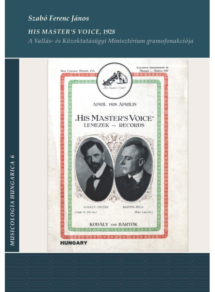 HIS MASTER VOICE, 1928 - A VALLÁS- ÉS KÖZOKTATÁSÜGYI MINISZTÉRIUM GRAMOFONAKCIÓJ HIS MASTER VOICE, 1928 - A VALLÁS- ÉS KÖZOKTATÁSÜGYI MINISZTÉRIUM GRAMOFONAKCIÓJ