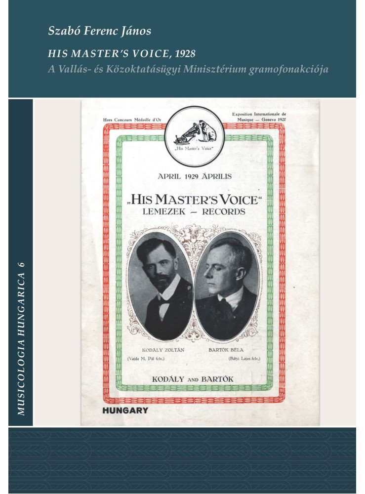 HIS MASTER VOICE, 1928 - A VALLÁS- ÉS KÖZOKTATÁSÜGYI MINISZTÉRIUM GRAMOFONAKCIÓJ