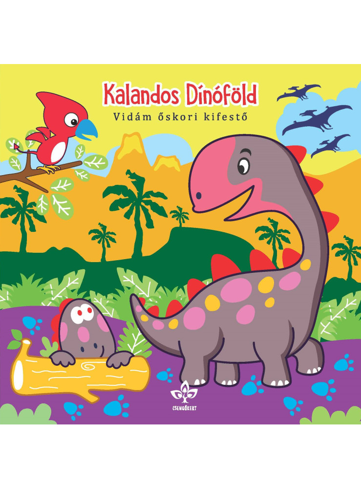 KALANDOS DÍNÓFÖLD - VIDÁM ŐSKORI KIFESTŐ KALANDOS DÍNÓFÖLD - VIDÁM ŐSKORI KIFESTŐ