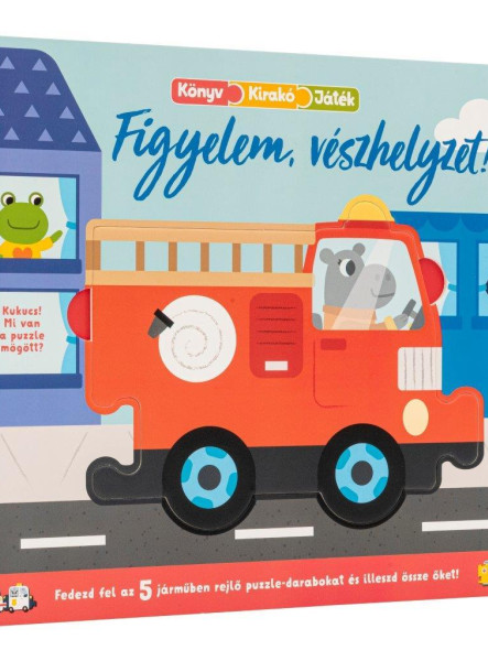 FIGYELEM, VÉSZHELYZET! - FEDEZD FEL AZ 5 JÁRMŰBEN REJLŐ PUZZLE-DARABOKAT ÉS ILLE