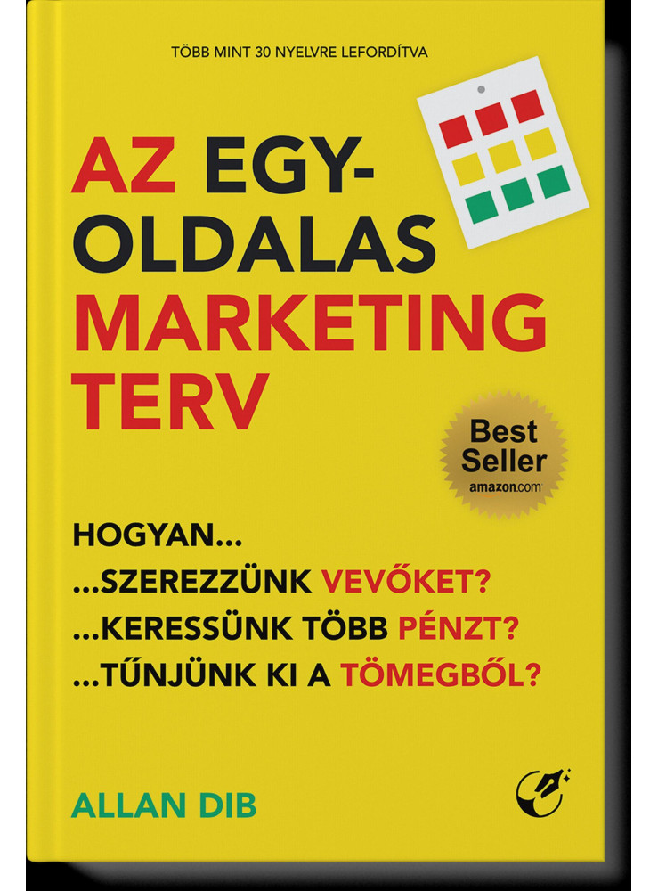 AZ EGYOLDALAS MARKETINGTERV - HOGYAN SZEREZZÜNK VEVŐKET, PÉNZT.. AZ EGYOLDALAS MARKETINGTERV - HOGYAN SZEREZZÜNK VEVŐKET, PÉNZT..