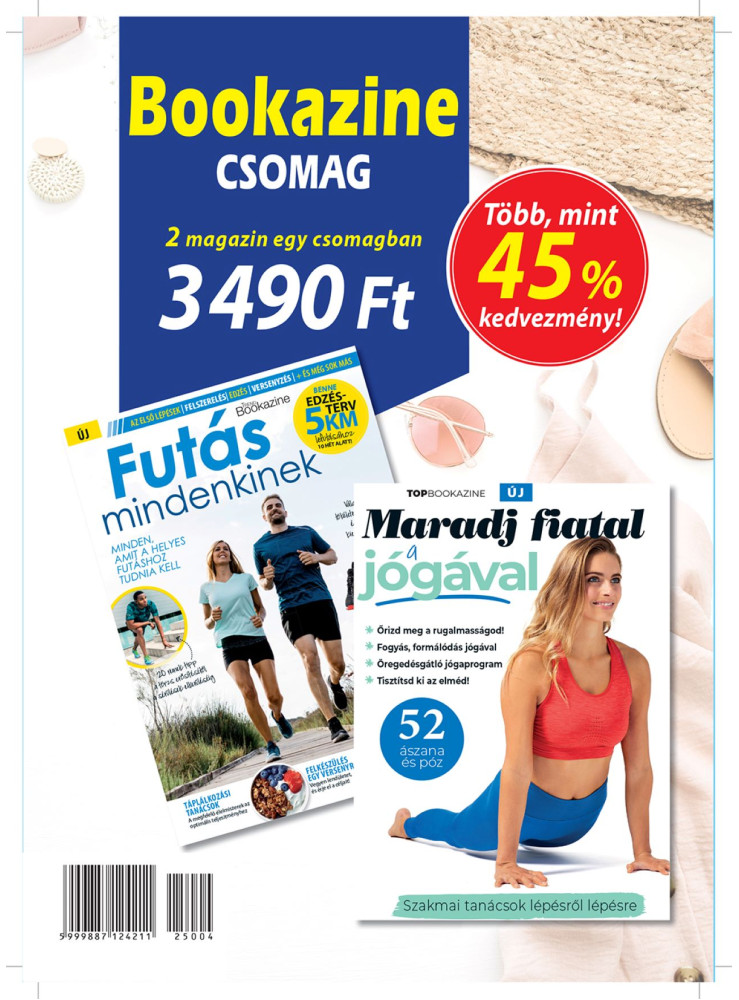 BOOKAZINE CSOMAG: TREND BOOKAZINE 22/4: FUTÁS MINDENKINEK + TOP BOOKAZINE 24/3: