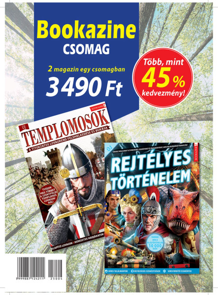 BOOKAZINE CSOMAG: FÜLES BOOKAZINE 22/6: REJTÉLYES TÖRTÉNELEM + FÜLES BOOKAZINE 2