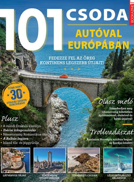 101 CSODA - AUTÓVAL EURÓPÁBAN - FÜLES BOOKAZINE