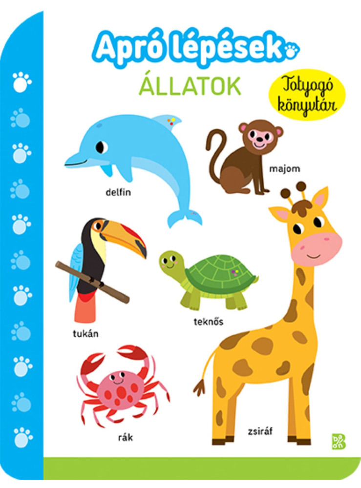 APRÓ LÉPÉSEK - ÁLLATOK - TOTYOGÓ KÖNYVTÁR