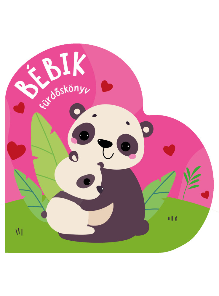 BÉBIK - FÜRDŐSKÖNYV SZÍV ALAKÚ