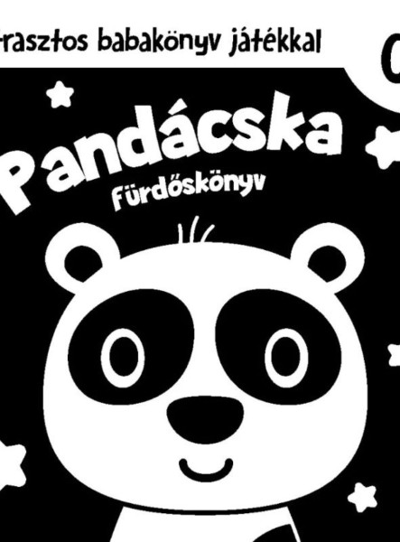 PANDÁCSKA - KONTRASZTOS FÜRDŐSKÖNYV JÁTÉKKAL 0+