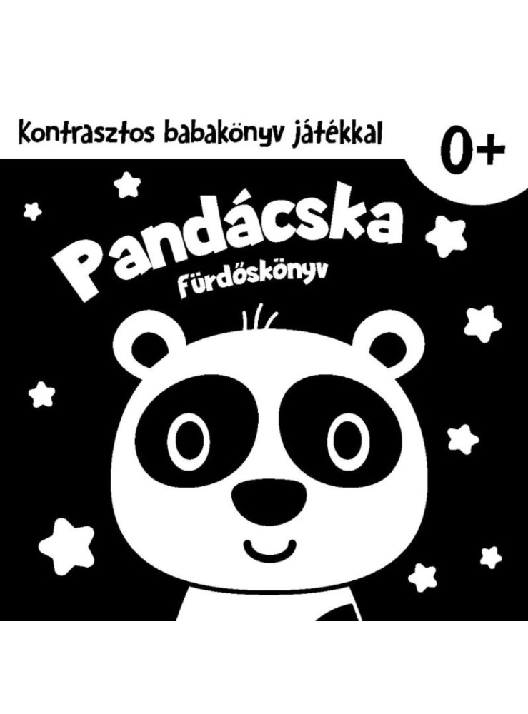 PANDÁCSKA - KONTRASZTOS FÜRDŐSKÖNYV JÁTÉKKAL 0+