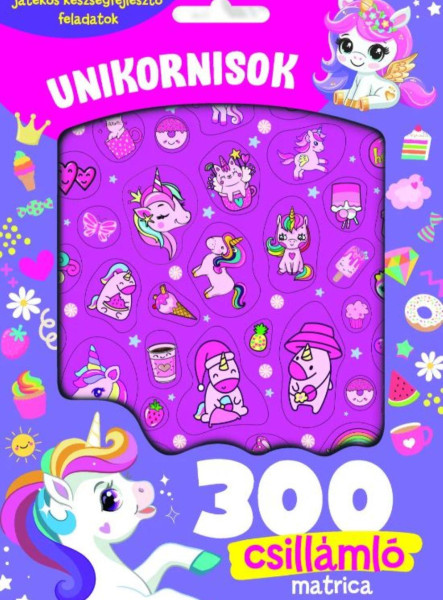 UNIKORNISOK - 300 CSILLÁMLÓ MATRICÁVAL