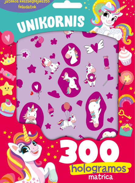 UNIKORNIS - 300 HOLOGRAMOS MATRICÁVAL