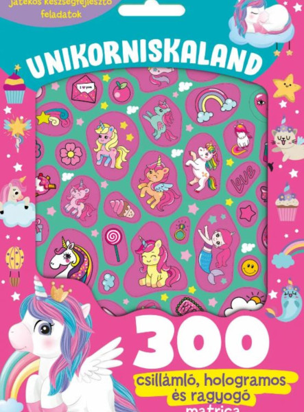 UNIKORNISKALAND - 300 CSILLÁMLÓ, HOLOGRAMOS ÉS RAGYOGÓ MATRICÁVAL