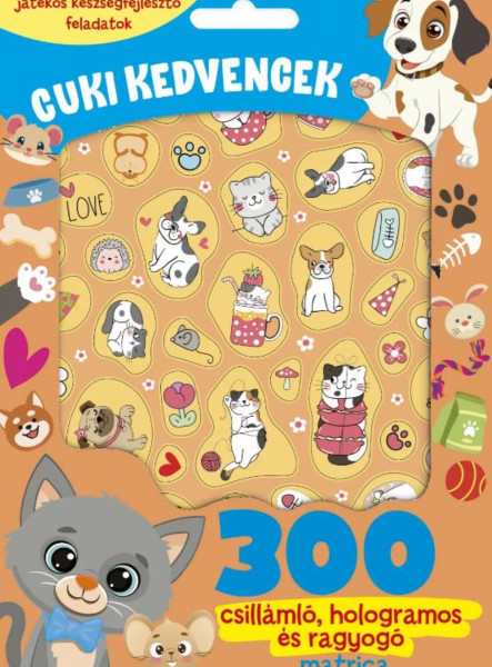 CUKI KEDVENCEK - 300 CSILLÁMLÓ, HOLOGRAMOS ÉS RAGYOGÓ MATRICÁVAL