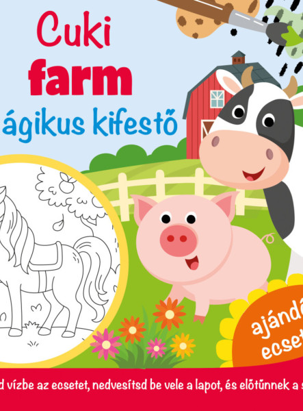 CUKI FARM - MÁGIKUS KIFESTŐ - AJÁNDÉK ECSETTEL