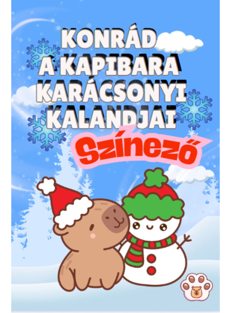 KONRÁD A KAPIBARA KARÁCSONYI KALANDJAI - SZÍNEZŐ