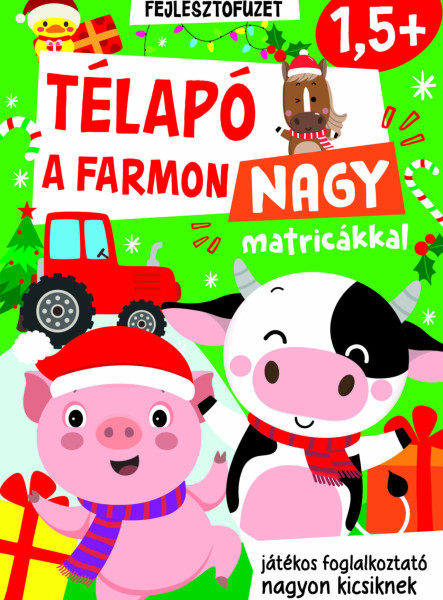 TÉLAPÓ A FARMON NAGY MATRICÁKKAL - JÁTÉKOS FOGLALKOZTATÓ NAGYON KICSIKNEK