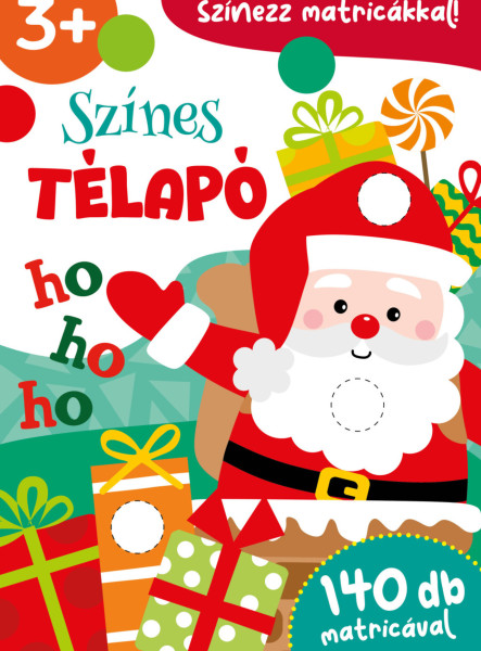 SZÍNES TÉLAPÓ - SZÍNEZZ MATRICÁKKAL -  140 DB MATRICÁVAL