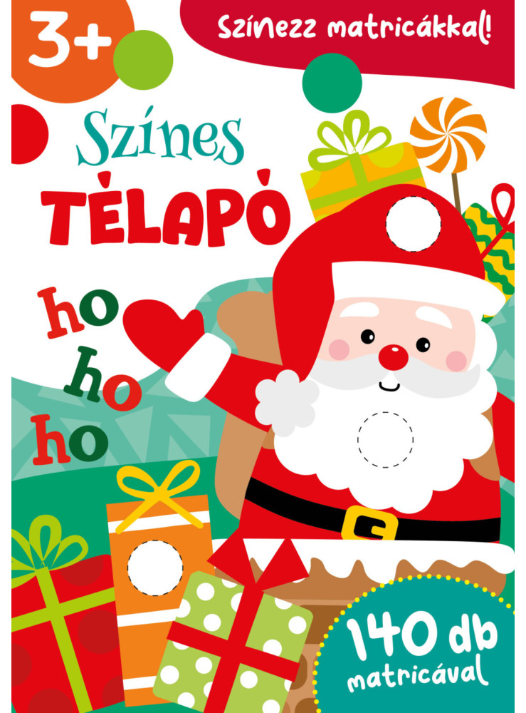 SZÍNES TÉLAPÓ - SZÍNEZZ MATRICÁKKAL - 140 DB MATRICÁVAL SZÍNES TÉLAPÓ - SZÍNEZZ MATRICÁKKAL - 140 DB MATRICÁVAL