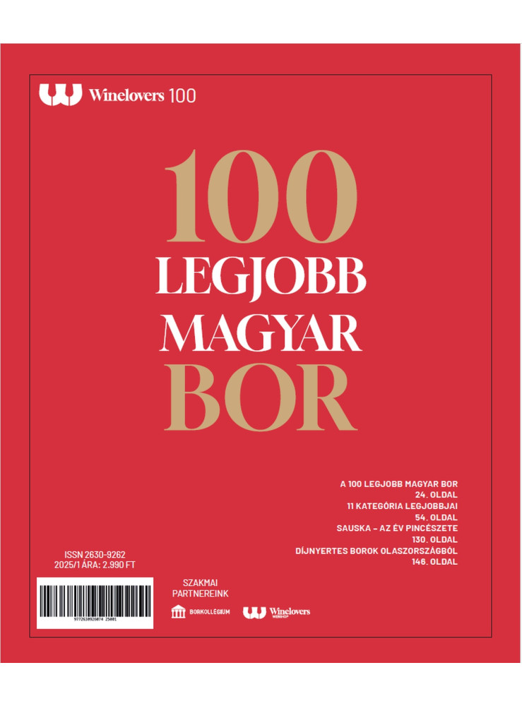 A 100 LEGJOBB MAGYAR BOR 2025 - WINELOVERS 100