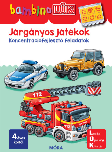 JÁRGÁNYOS JÁTÉKOK - KONCENTRÁCIÓ FEJLESZTŐ FELADATOK BANBINOLÜK(  LDI-144 )