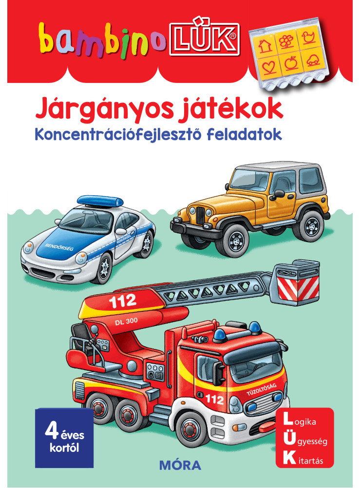 JÁRGÁNYOS JÁTÉKOK - KONCENTRÁCIÓ FEJLESZTŐ FELADATOK BANBINOLÜK(  LDI-144 )