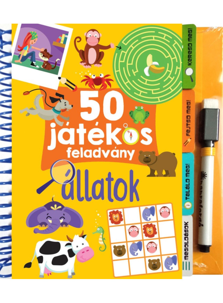 50 JÁTÉKOS FELADVÁNY - ÁLLATOK 50 JÁTÉKOS FELADVÁNY - ÁLLATOK