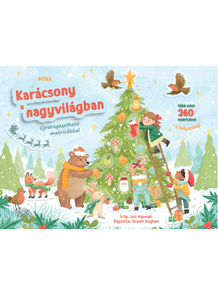 KARÁCSONY A NAGYVILÁGBAN - ÚJRARAGASZTHATÓ MATRICÁKKAL