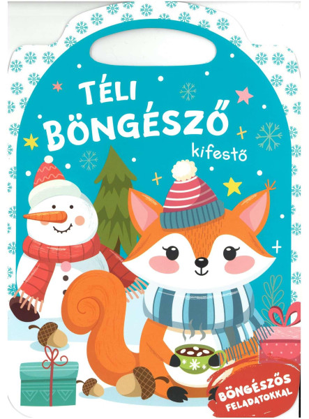 TÉLI BÖNGÉSZŐ - KIFESTŐ - BÖNGÉSZŐS FELADATOKKAL