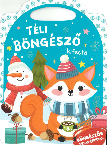 TÉLI BÖNGÉSZŐ - KIFESTŐ - BÖNGÉSZŐS FELADATOKKAL