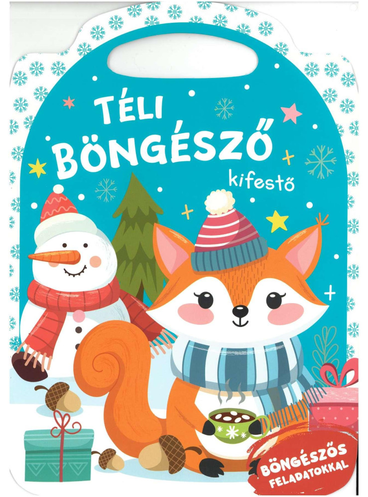 TÉLI BÖNGÉSZŐ - KIFESTŐ - BÖNGÉSZŐS FELADATOKKAL