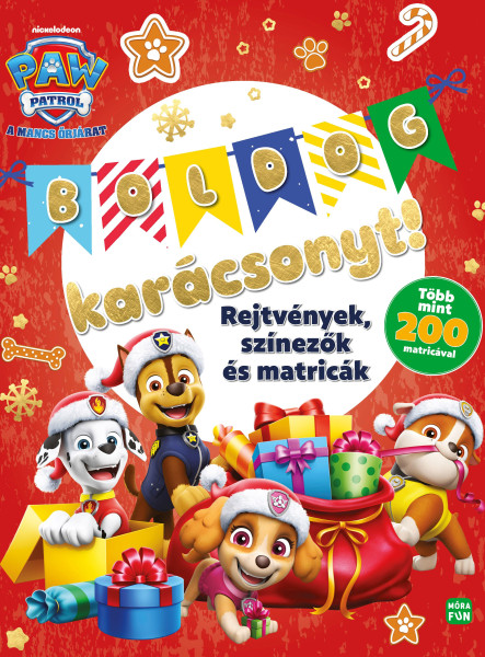 MANCS ŐRJÁRAT - BOLDOG KARÁCSONYT! - REJTVÉNYEK, SZÍNEZŐK ÉS MATRICÁK
