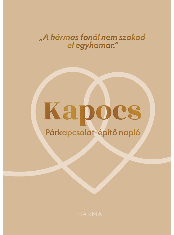 KAPOCS - PÁRKAPCSOLAT- ÉPÍTŐ NAPLÓ KAPOCS - PÁRKAPCSOLAT- ÉPÍTŐ NAPLÓ