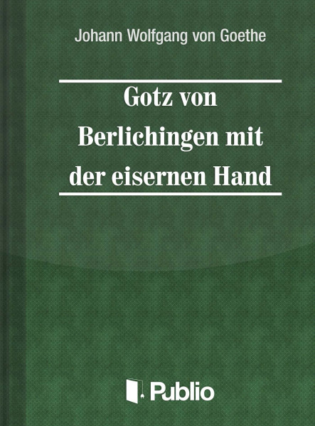Goetz von Berlichingen mit der eisernen Hand (ekönyv)