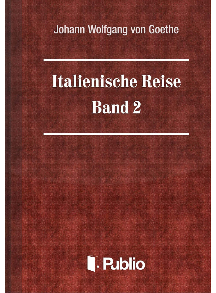 Italienische Reise  -  Band 2 (ekönyv)