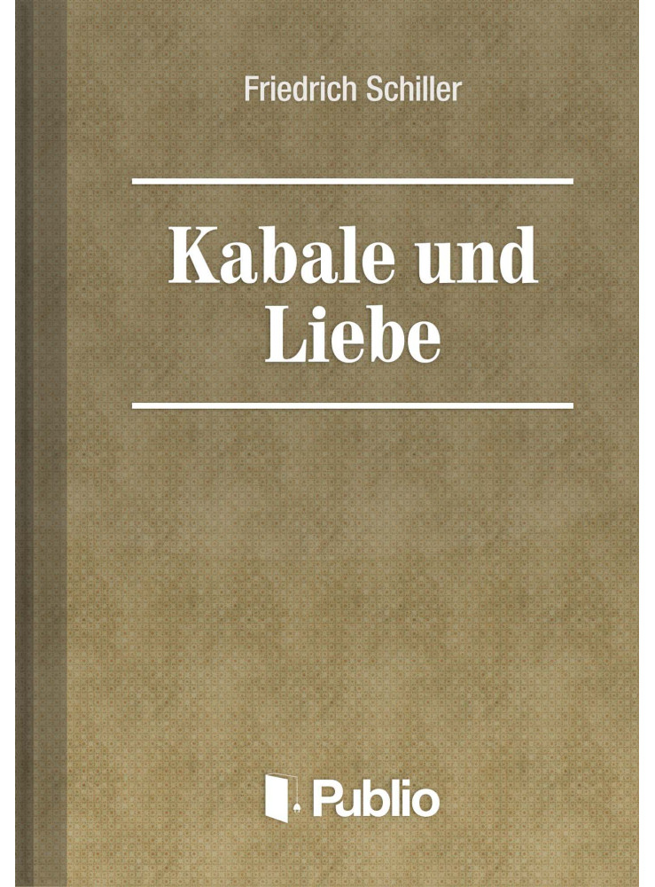 Kabale und Liebe (ekönyv) Kabale und Liebe (ekönyv)