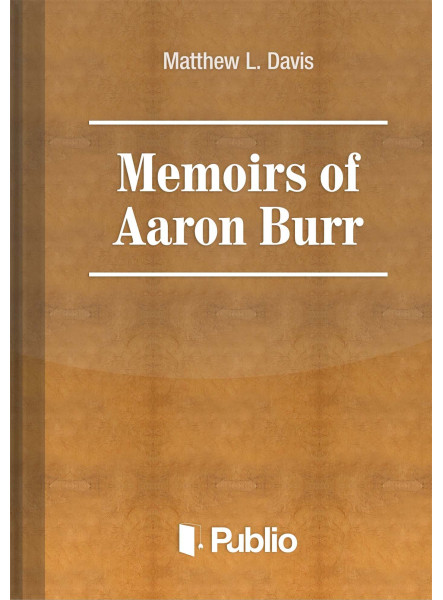 Memoirs of Aaron Burr (ekönyv)