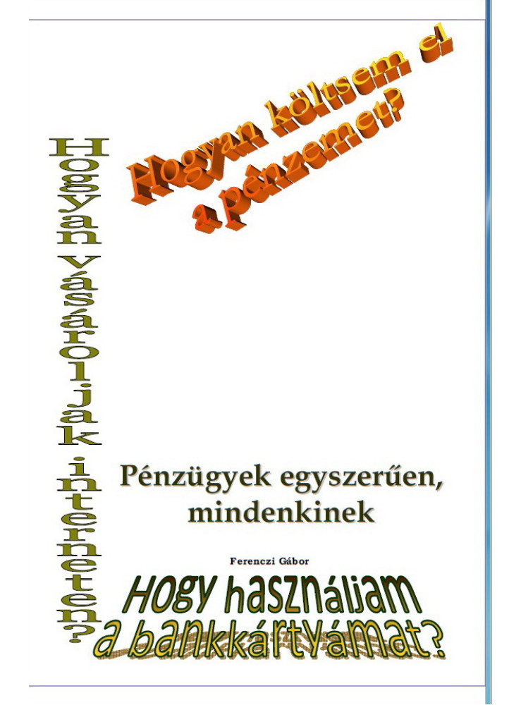 Pénzügyekről egyszerűen, mindenkinek (ekönyv)