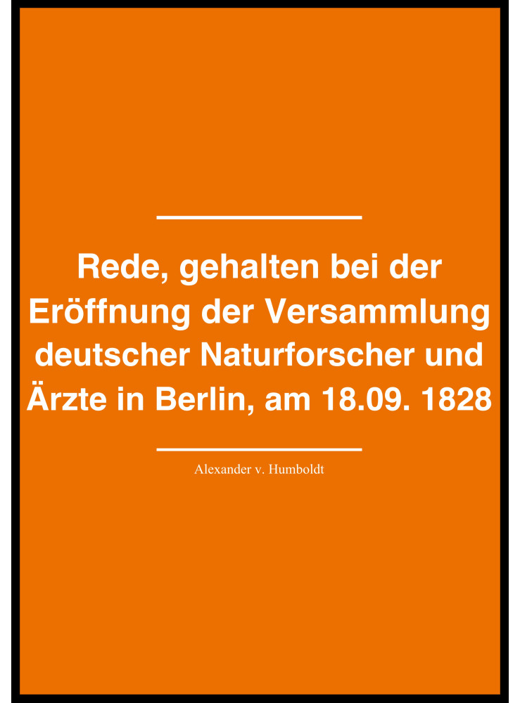 Rede, gehalten bei der Eröffnung der Versammlung deutscher  Naturforscher und Ärzte in Berlin, am 18. September 1828 (ekönyv)