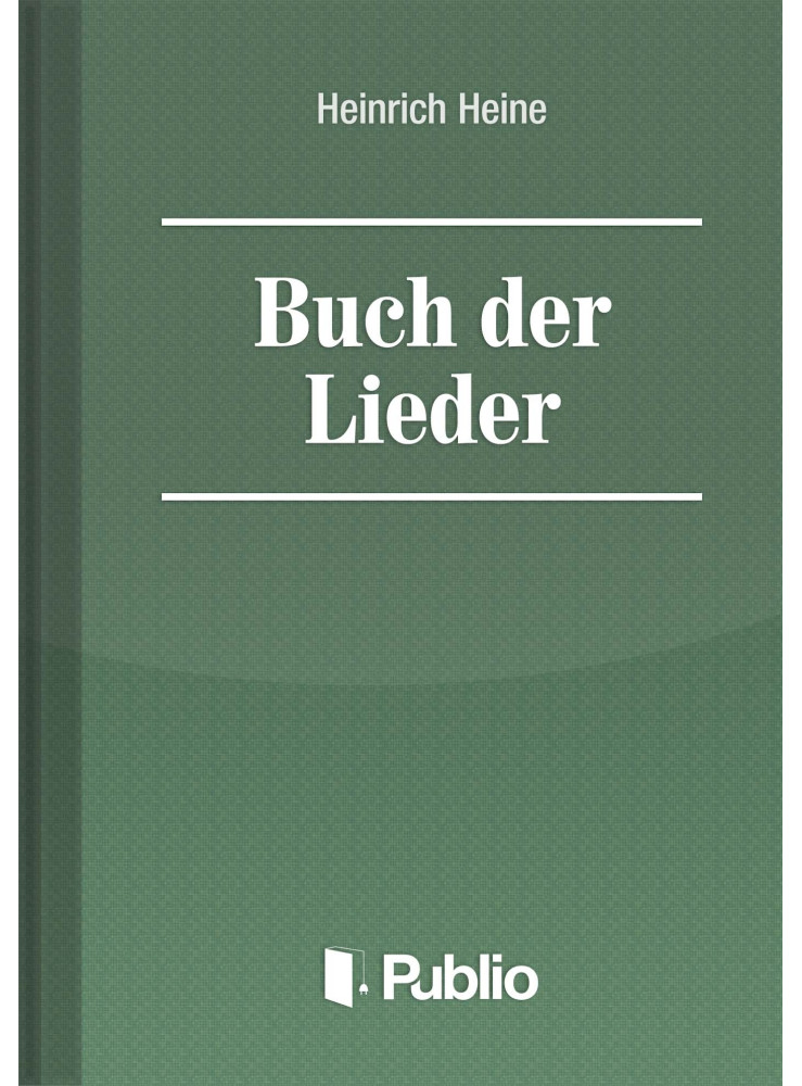 BUCH DER LIEDER BUCH DER LIEDER