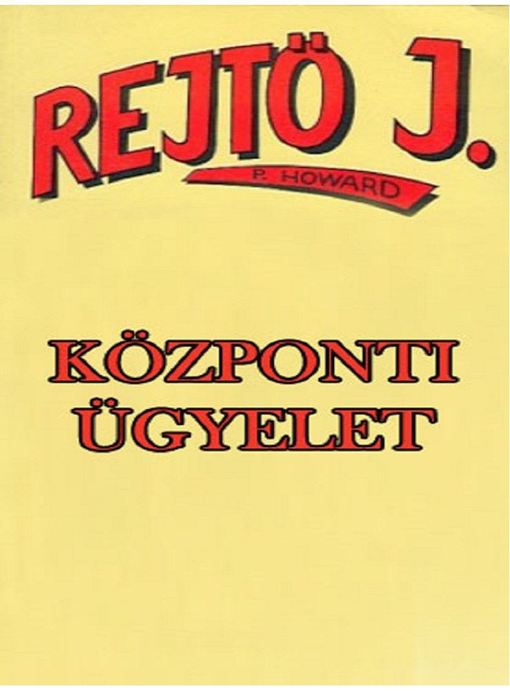 Központi ügyelet (ekönyv) Központi ügyelet (ekönyv)