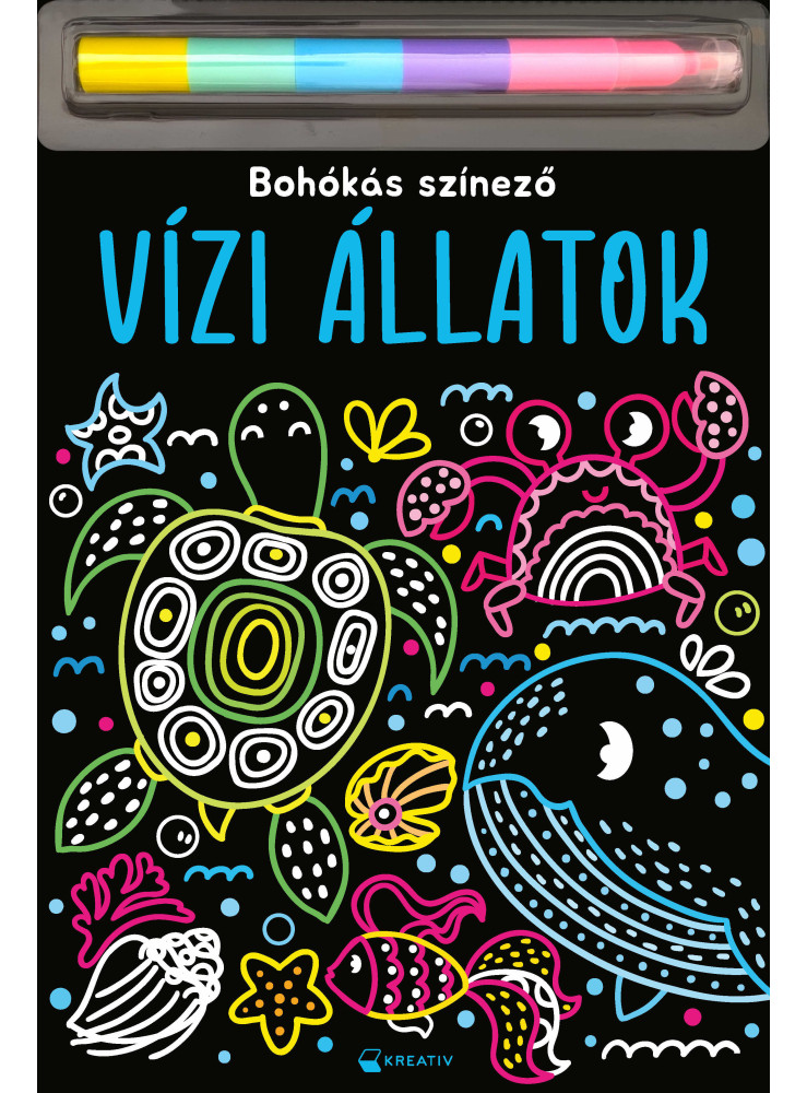 VÍZI ÁLLATOK - BOHÓKÁS SZÍNEZŐ