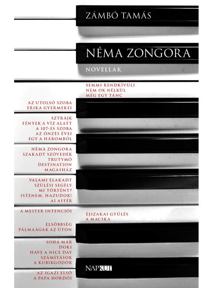 NÉMA ZONGORA - NOVELLÁK NÉMA ZONGORA - NOVELLÁK