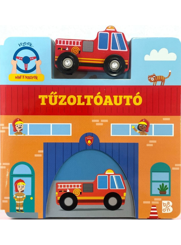 TŰZOLTÓAUTÓ (FÁBOL KÉSZÜLT AUTÓVAL )