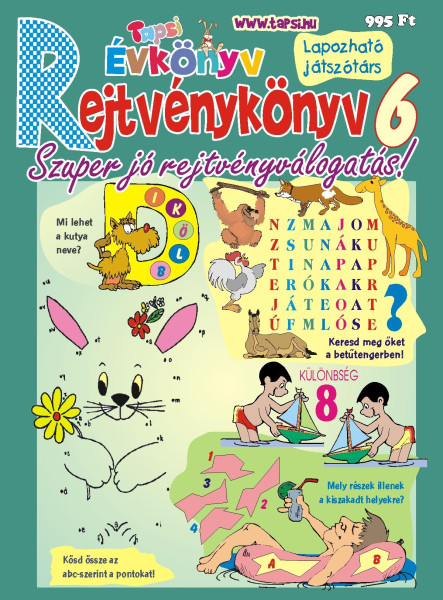 TAPSI ÉVKÖNYV - REJTVÉNYKÖNYV 6.